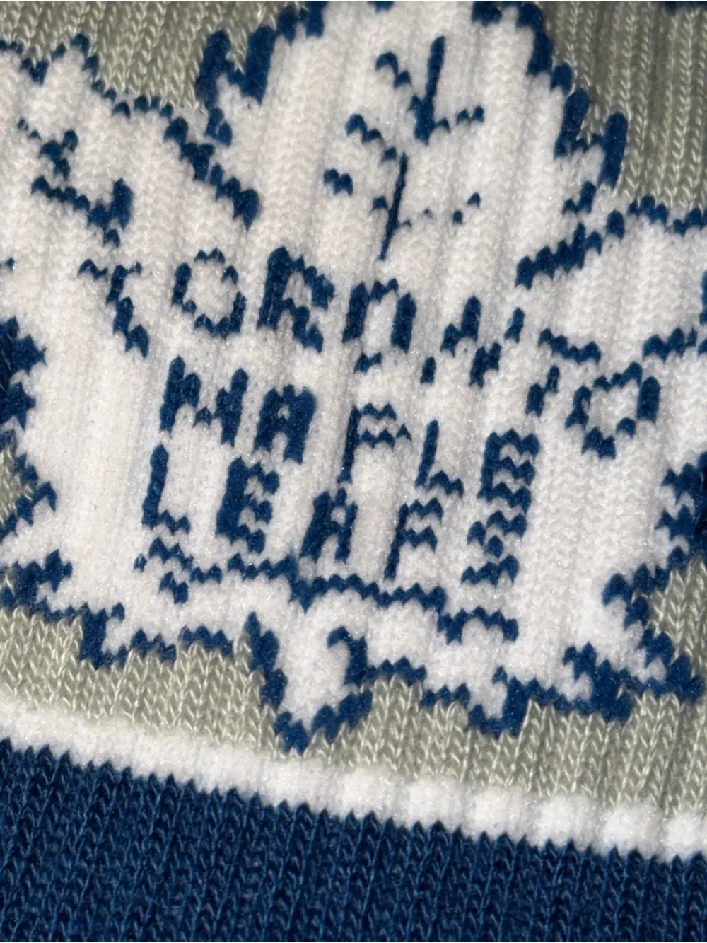 For Bare Feet NHL Hockey Toronto Maple Leafs Socks Men’s Size Large New No Tags.